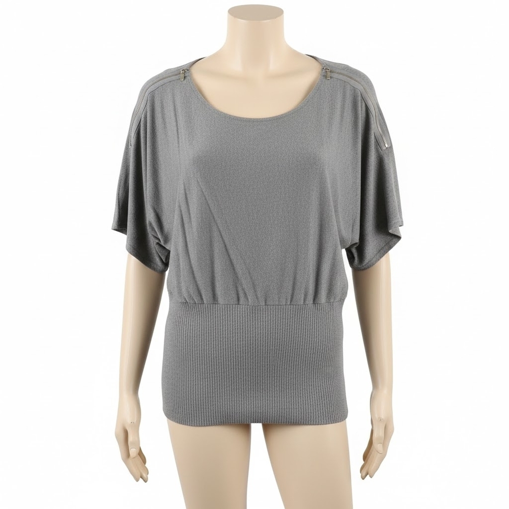 Spense Heather Gray Knit Top